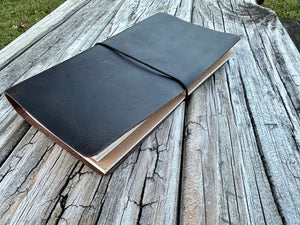Refillable leather journaling system
