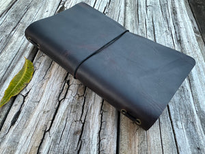 Refillable leather journaling system