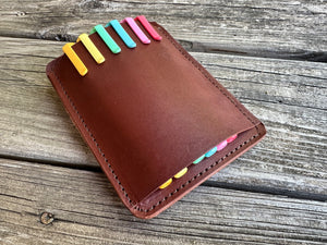 Double Sided Leather Pen Case