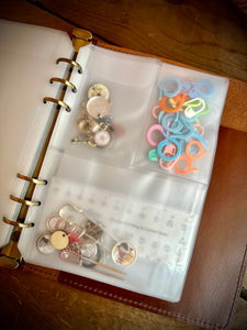 Knitting Needles and Notions Binder
